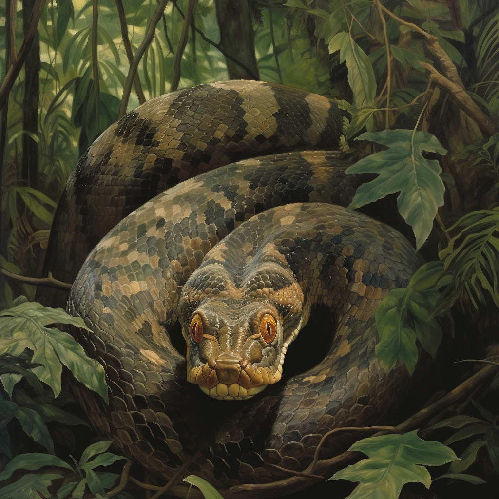 Giant Constrictor Snake