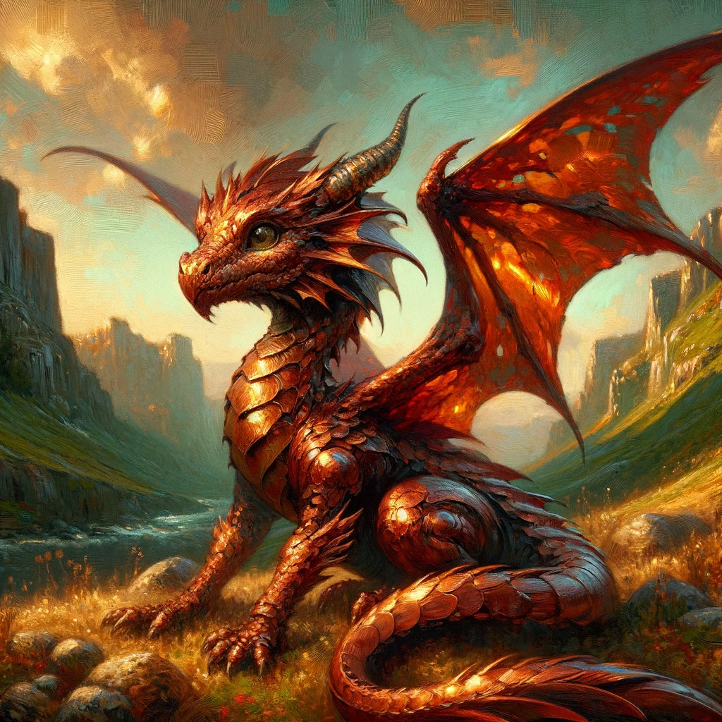 Young Copper Dragon