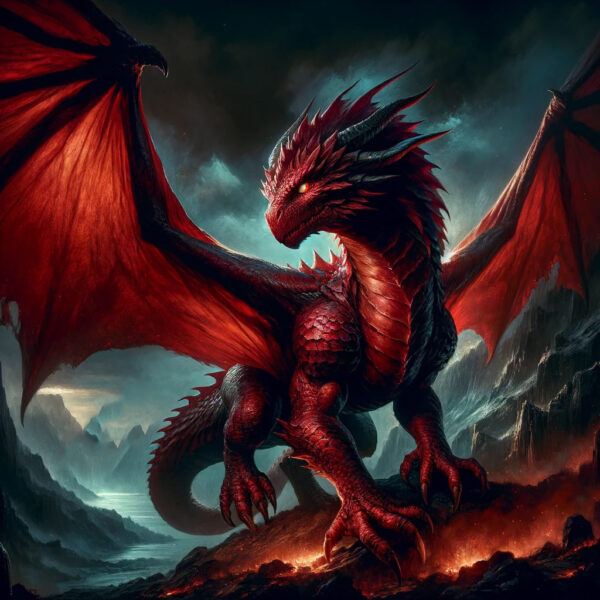 Young Red Dragon